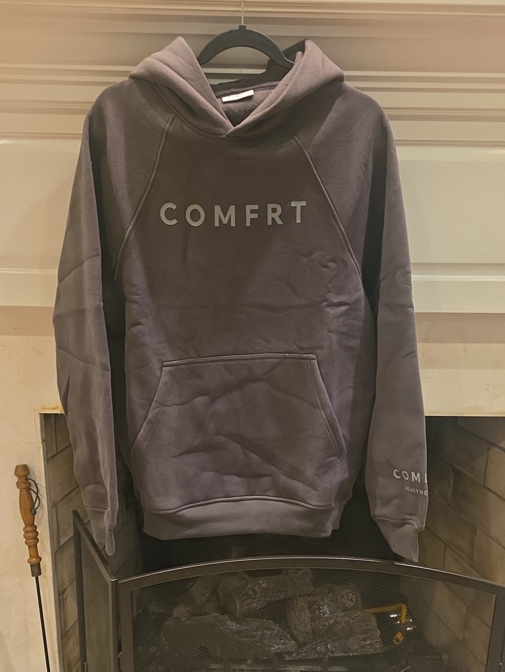 COMFRT Women's Pullover Hoodie in Slate Gray